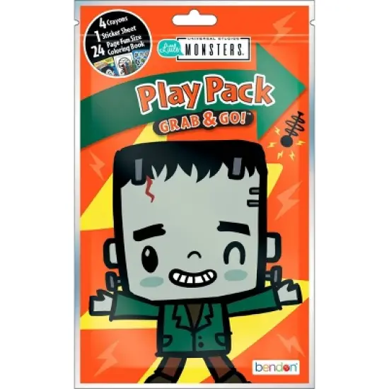 Bendon Play Packs Coloring Books Univ Little Monsters image {3}