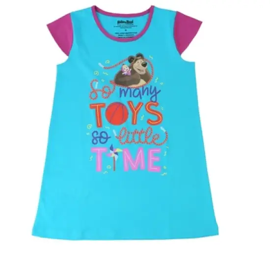 Masha and The Bear Short Sleeve Playtime Dress - Toddler image {4}