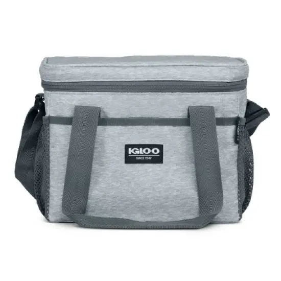 Igloo Lunch+ Cube 12 Lunch Tote with Pack Ins - Gray image {3}
