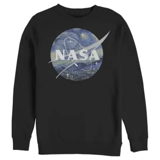 Men's NASA Starry Night Logo Sweatshirt image {2}