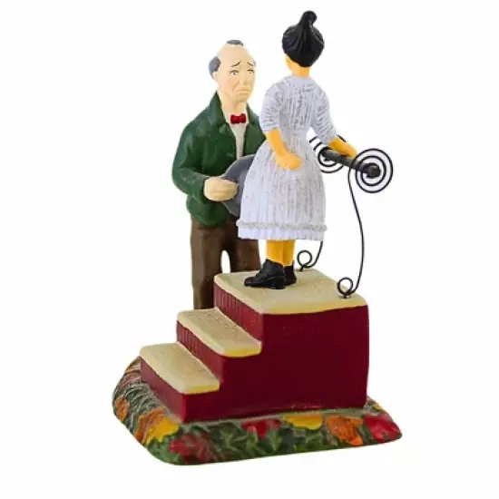 Department 56 Villages 3.5 Inch Spellbound By Hypno Girl Halloween Halloween Village , Halloween Decor Halloween Snow Village (1PC) image {3}