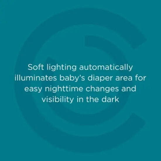 Contours Glow Motion Sensing Light-Up Changing Pad image {9}