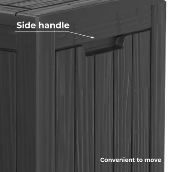 Chic Crate - 18.11'' W 28 Gallons Water Resistant Resin Lockable Deck Box image {2}