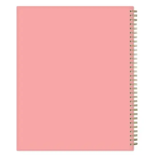 Blue Sky 8.5"x11" 2025-2026 Weekly/Monthly Student Wirebound Planner Double Pocket Flamingo Pink/Sorbet image {11}