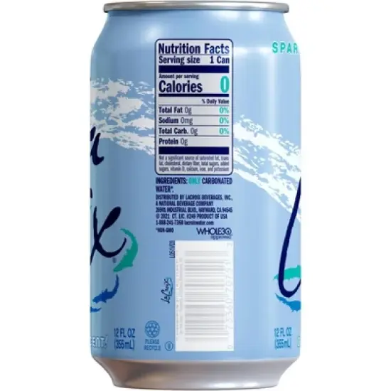 LaCroix Sparkling Water Pure - 8pk/12 fl oz Cans image {5}