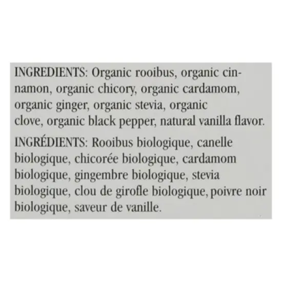 Uncle Lee's Tea Imperial Organic Vanilla Rooibos Tea - 1 Box/18 Bags image {3}