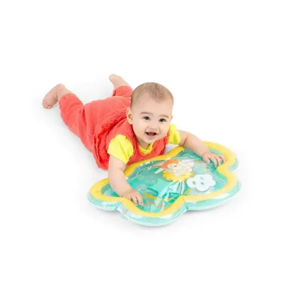 Bright Starts Disney Winnie the Pooh Once Upon a Tummy Time Water Mat - Blue image {11}