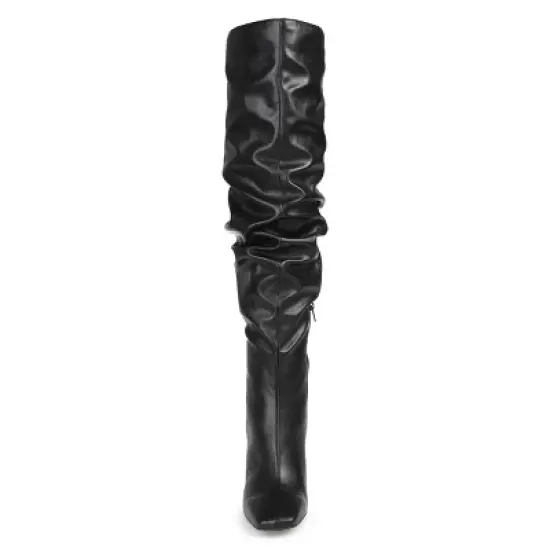 Journee Collection Womens Kindy Tru Comfort Foam Wide Calf Square Toe Over The Knee Boots image {5}