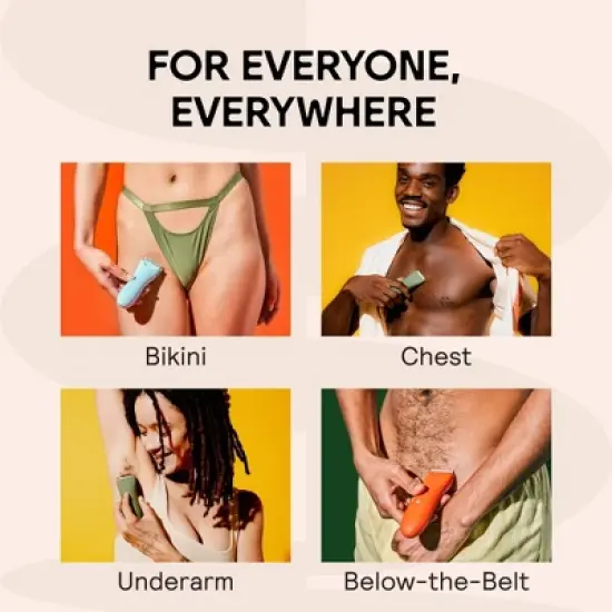 Meridian Trimmer Plus with Charging Dock, Pubic & Body Hair Trimmer Men Women,Below-the-Belt Groomer,Ball Trimmer,Bikini Trimmer,BonusPouch - Sky image {5}