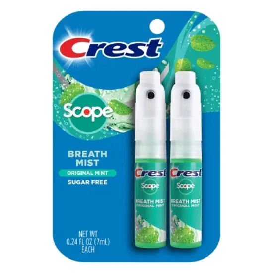 Crest Portable Breath Scope Mint Breath Sprays - 7ml/2ct image {6}