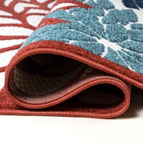 Minori Floral Indoor/Outdoor Runner Rug - JONATHAN Y image {10}