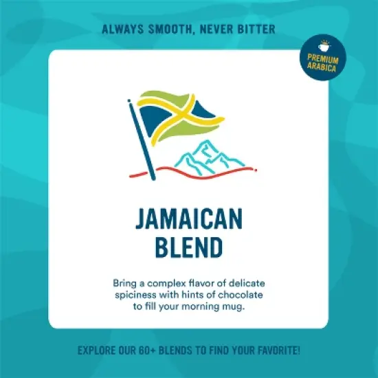 Cameron's Jamaican Blend Dark Roast Ground Coffee - 10oz image {1}