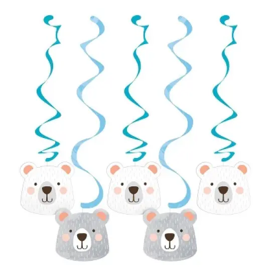 "Happy Birthday" Bear Print Party Decoration Kit image {3}