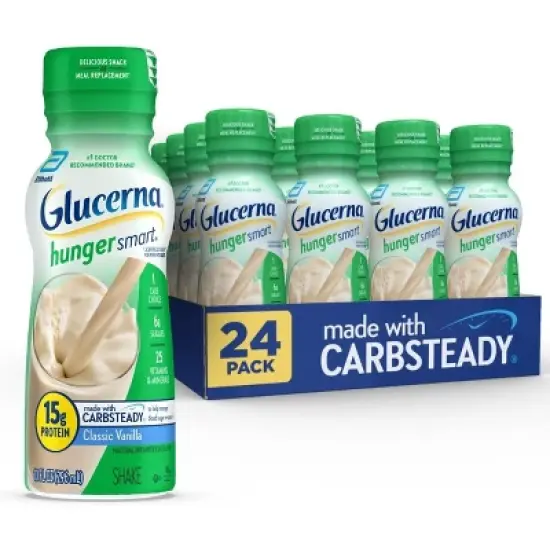 Glucerna Hunger Smart Diabetes Nutritional Shake, 10 fl oz, Homemade Vanilla, 6 Count image {5}