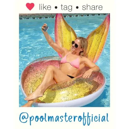 Poolmaster 48'' Glitter Pixie Swimming Pool Tube Float image {13}