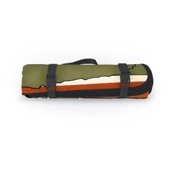 Nadja Wild Abstract Landscape 2 Picnic Blanket - Deny Designs image {1}