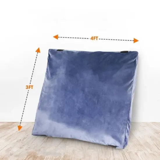 Cheer Collection Sensory Crash Pad Filled with Foam Blocks, and Washable Cover Included image {1}