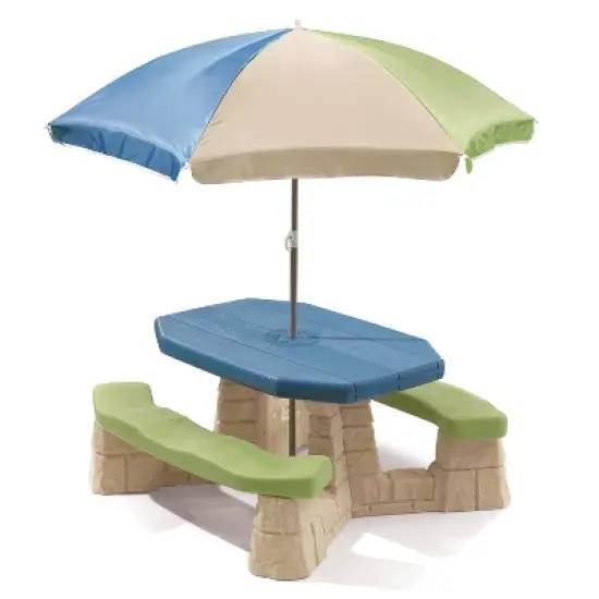 Step2 Octagon Picnic Table with Umbrella image {3}