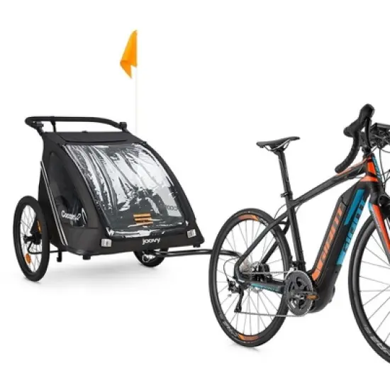 Joovy CocoonX2 Double Stroller And Bike Trailer image {2}