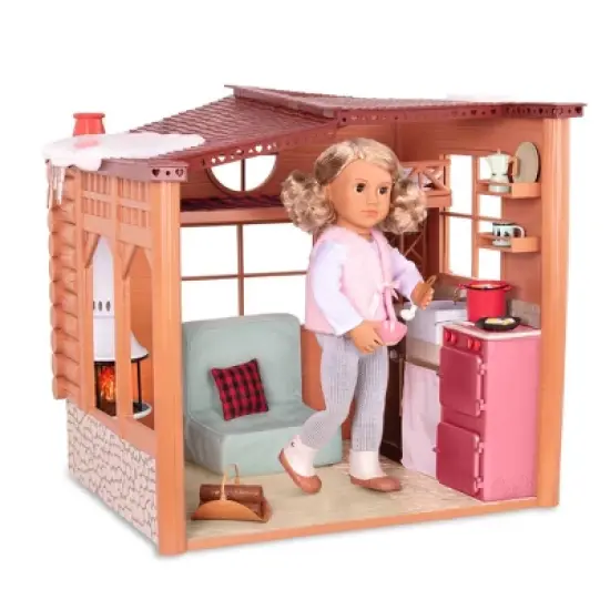 Our Generation Cozy Cabin Dollhouse Playset for 18" Dolls image {2}
