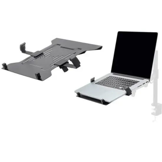 Monoprice Laptop Holder Attachment for LCD Desk Mounts�- Black Ideal For Work, Home, Office Laptops - Workstream Collection image {2}