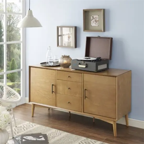 Wood Buffet in Acorn Brown-Pemberly Row image {1}