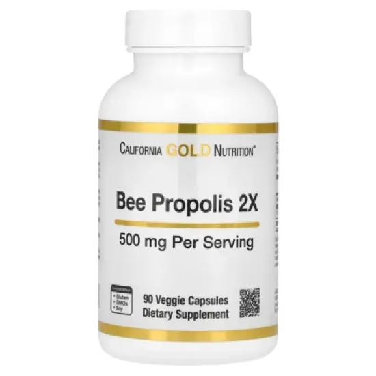 Bee Propolis 2X Potency, Concentrated Extract 500 mg, Equivalent to 1000 mg of Natural Propolis, Support Immune Health & Vitality*, 90 Veggie image {5}
