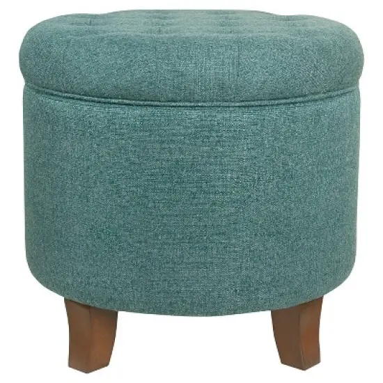 Boho Tufted Storage Ottoman - HomePop image {10}
