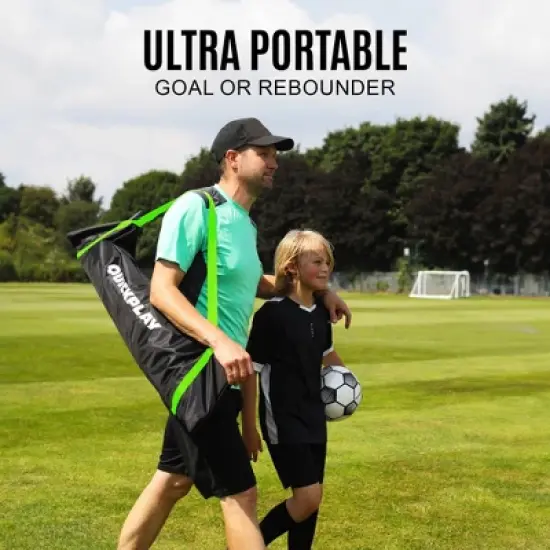 QUICKPLAY KICKSTER 2-in-1 Soccer Goal & Rebounder 8 x 5' image {2}