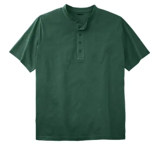 KingSize Men's Big & Tall Shrink-Less&trade; Lightweight Henley T-Shirt Henley Shirt image {8}