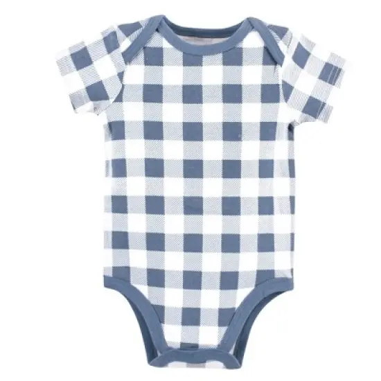 Hudson Baby Infant Boy Cotton Bodysuits 3pk, Little Bear image {3}