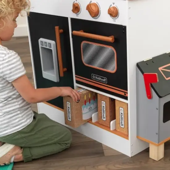 Kidkraft Surprise Box Wooden Play Kitchen with 56 Accessories image {7}