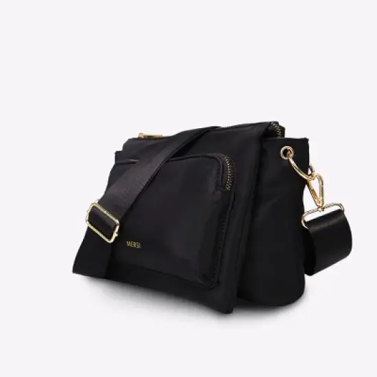 MERSI Erin Nylon Multi-Compartment Crossbody Bag image {2}