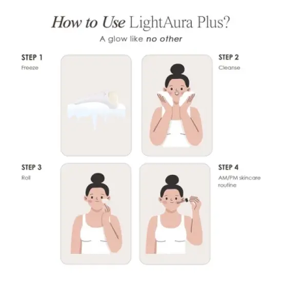 Project E Beauty Ice Roller For Face Cold Therapy | Face Massager | Eye Body Massage Under Eye Puffiness Brightening Cooling Cool Tightening | Facial image {8}