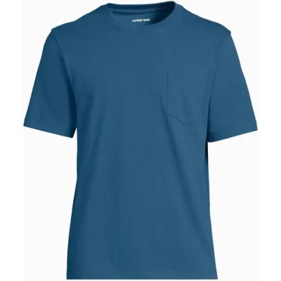 Lands' End Men's Super-T Short Sleeve T-Shirt with Pocket image {20}