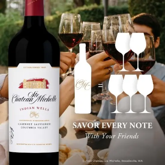Chateau Ste. Michelle Indian Wells Cabernet Sauvignon Red Wine - 750ml Bottle image {3}