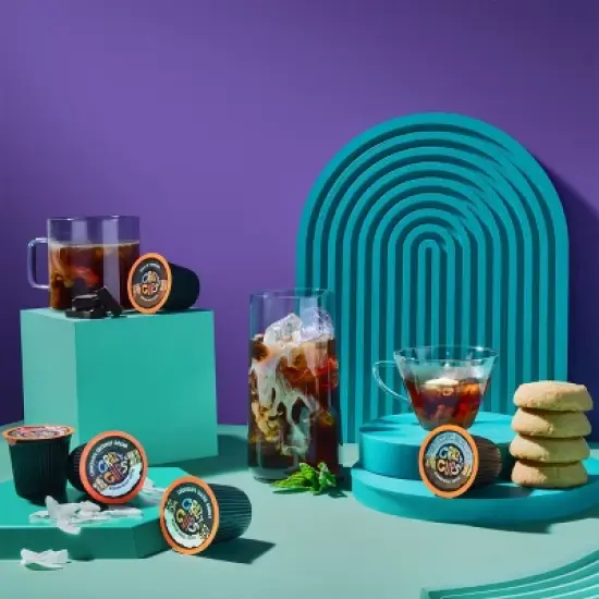 Crazy Cups Deluxe Flavored Coffee Pod Variety Pack Gift Box image {4}