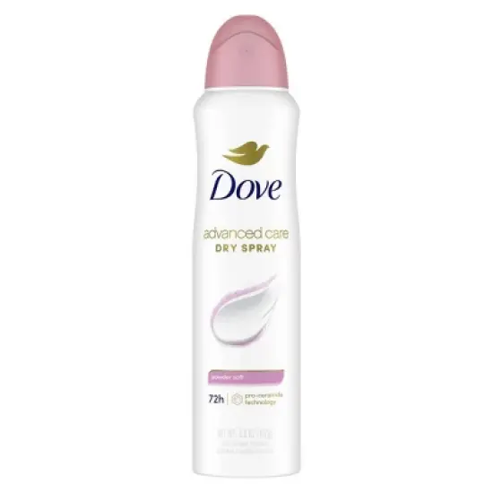 Dove Beauty Advanced Care 72-Hour Antiperspirant Dry Spray Deodorant Powder Soft - 3.8oz image {9}