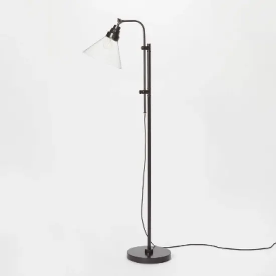 Glass Shepherd Floor Lamp Black - Threshold&trade; designed with Studio McGee image {6}