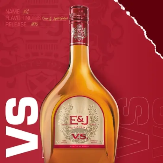 E&J VS Brandy - 750ml Bottle image {6}