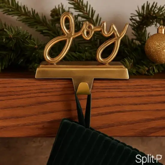 Split P Joy Stocking Hanger image {4}