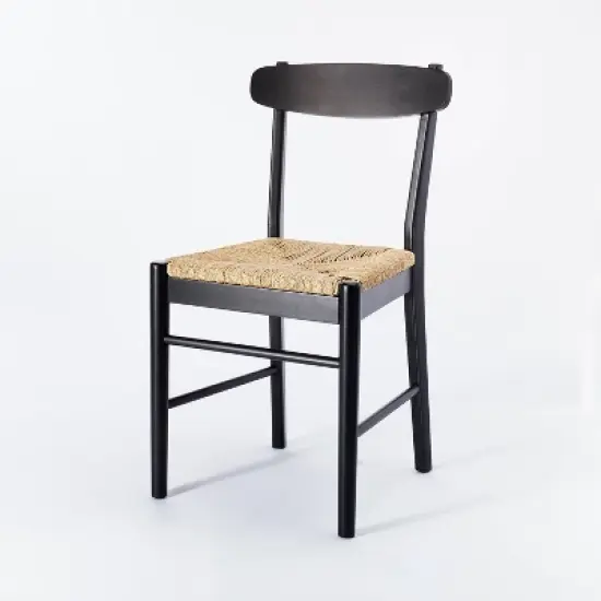 Logan Wood Dining Chair with Woven Seat - Threshold&trade; designed with Studio McGee image {9}