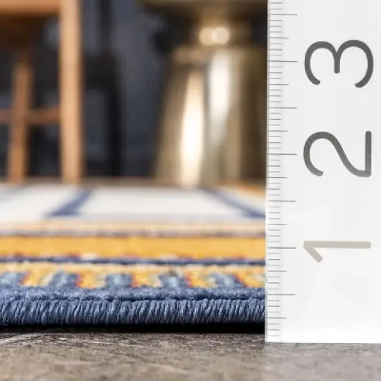 nuLOOM Bennie Transitional Striped Indoor/Outdoor Patio Area Rug image {2}