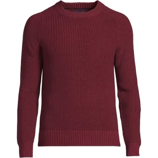 Lands' End Men's Drifter Cotton Crewneck Sweater image {10}