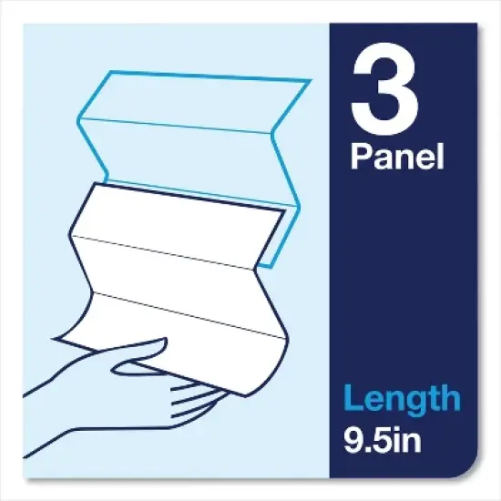 Tork Premium Multifold Towel, 1-Ply, 9 x 9.5, White, 250/Pack, 12 Packs/Carton image {6}