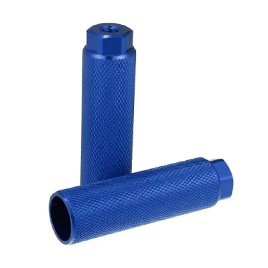 Unique Bargains Universal Aluminum Alloy Axle Rear Foot Pegs Footrests for BMX Bike Bicycle Fit 3/8 Inch 2 Pair image {5}