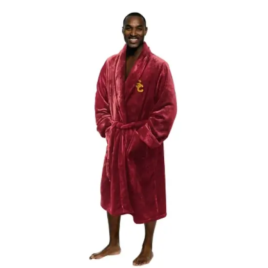 NCAA USC Trojans Silk Touch Bathrobe image {1}
