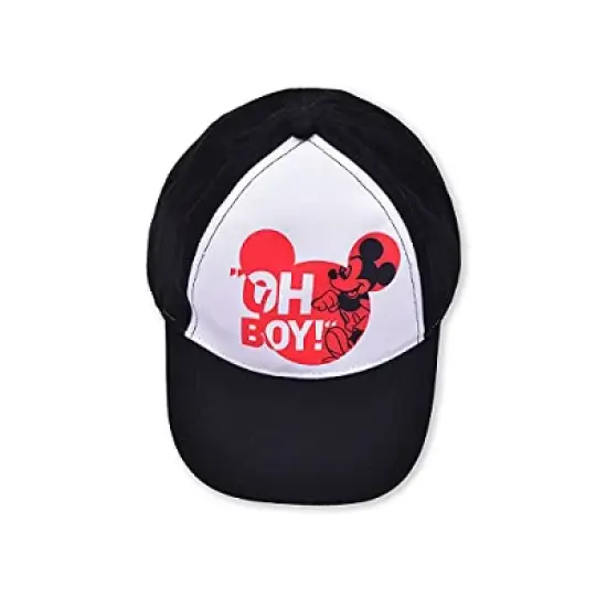 Disney Boy's 2-Pack Mickey Mouse Long and Short Sleeve Tees with Cap for toddler image {2}