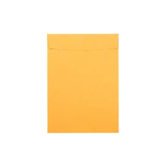 JAM Paper Peel & Seal Kraft Open End  Catalog Envelope 6 1/2" x 9 1/2" Brown 500/Pack (13034229C) image {2}