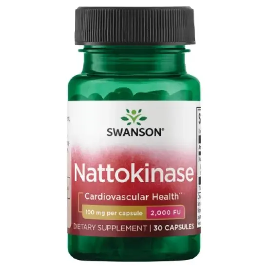 Swanson Nattokinase 2,000 Fibrinolytic Units (FU) 30 Capsules image {5}